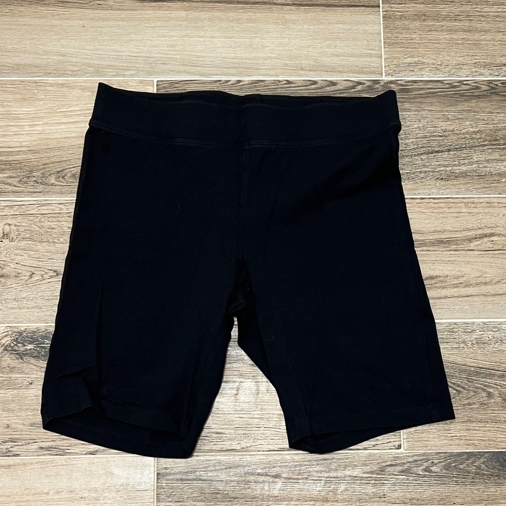 Active USA Black Bike Shorts for Women